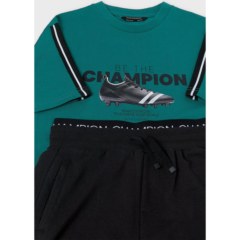 Conjunto Infantil Y Juvenil 6687 Marca Nukutavake Mayoral® Aqua Lisa 14 Años