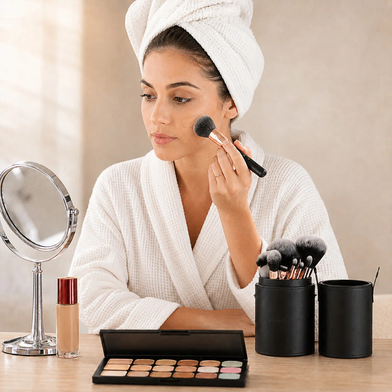 Set De Brochas 24pz Con Estuche De Viaje Beauty Creations® Unbothered