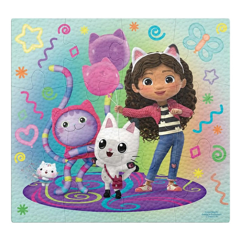 Rompecabezas Infantil Foam 12 Piezas Gabby Jca-4610 Novelty®