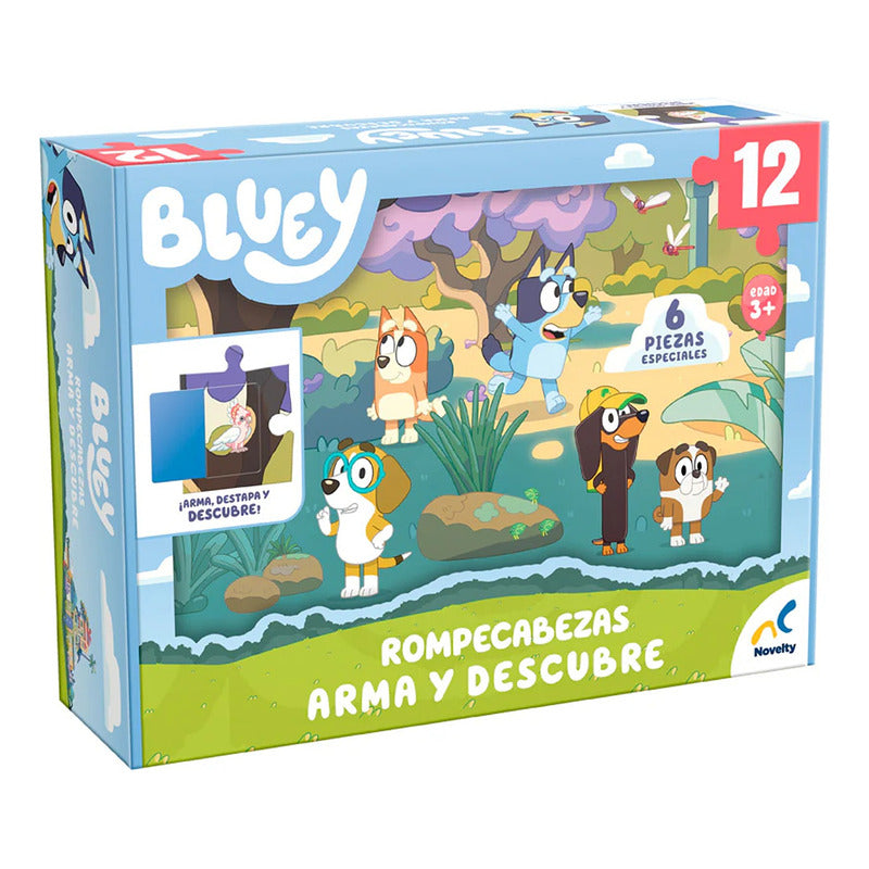 Rompecabezas Bluey Arma Y Descubre Jca-4309 Marca Novelty®