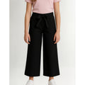 Pantalón Cropped Con Lazada De Punto Roma Mod.6577 Mayoral® Negro Liso 16
