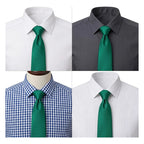 Corbata Elegante Para Hombre Eventos Y Negocios Marca Cotu® Verde Oscuro Texturizado 160 Cm