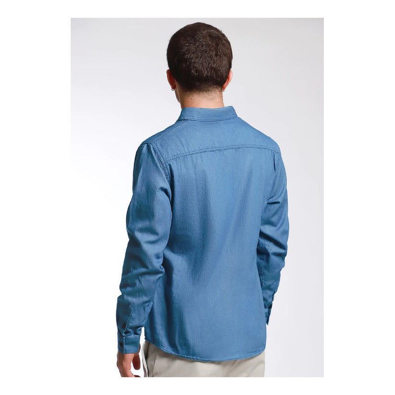 Camisa Regular Fit Casual Hombre Mod. Cjml0006 Marca Lob®