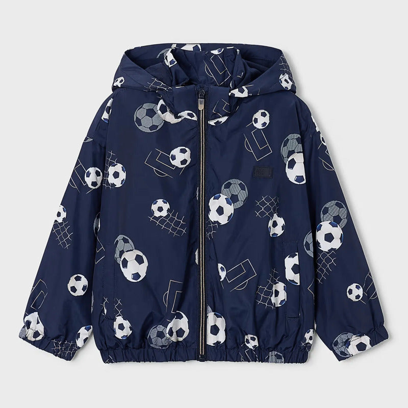 Chamarra Rompevientos Para Niño Mod.3446 Marca Mayoral® Marino 8 Años Balones