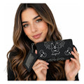Cartera Con Tarjetero Para Mujer 25wayp46/2000 Desigual® Negro Floreado