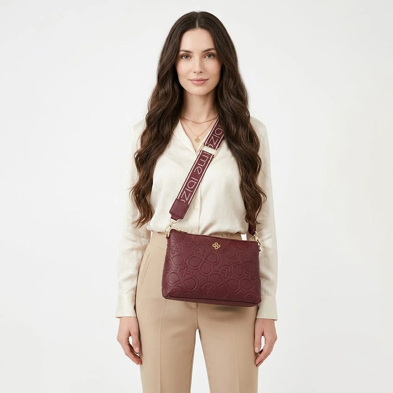 Bolso Crossbody Para Mujer Mod. Ji 267 Marca Jaime Ibiza® Ancora Geométrico Níquel