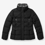 Chamarra Para Mujer Cuello Peluche Dw89-pol7355 Greenlander® Negro Ch Capitonado