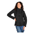 Chamarra + Sudadera Para Dama Mod. Dw89-pol8159 Greenlander® Negro/lila Eg Liso