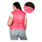 Chaleco De Pluma Para Mujer Dw86vpol8954 Greenlander® Rosa Chicle Lisa M