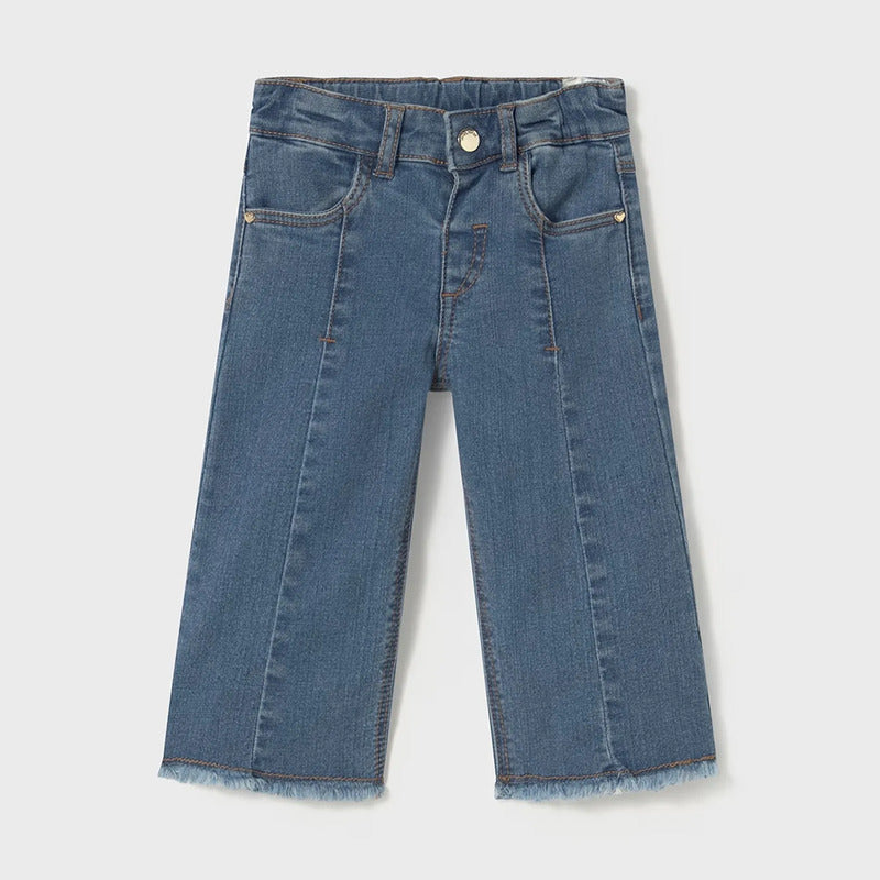 Pantalón De Mezclilla Acampanado Para Bebé 1572 Mayoral® Medio Lisa 9 Meses
