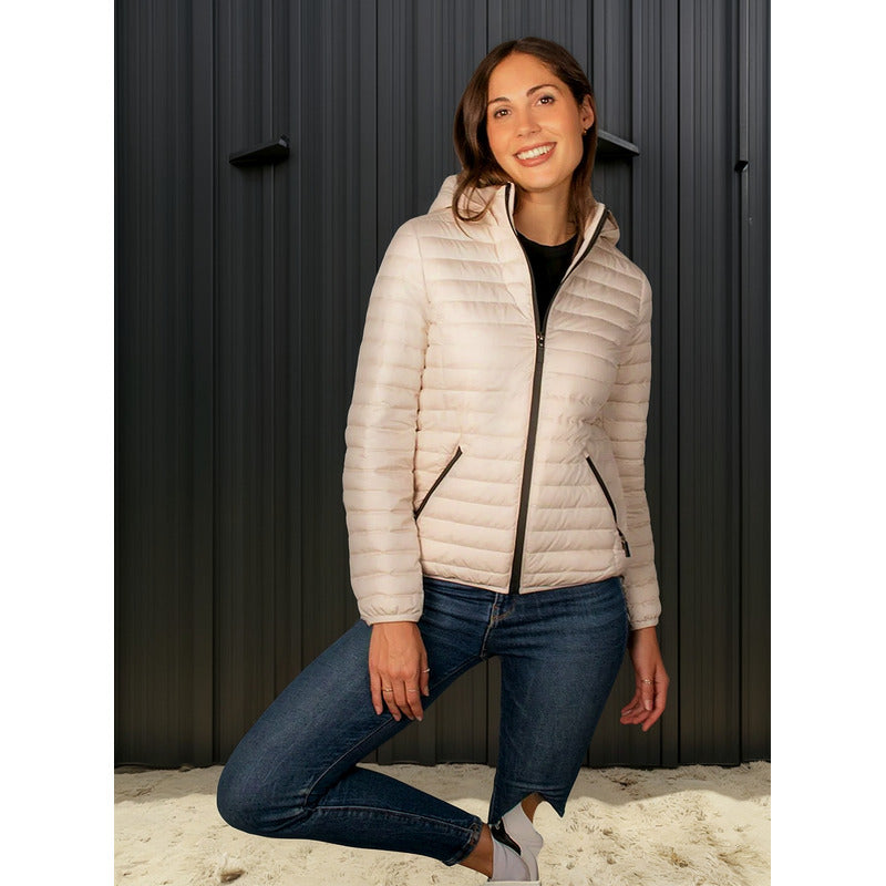 Chamarra De Pluma Para Dama M.cw89-pol7642 Geenlander®