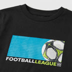 Playera Casual Infantil Y Juvenil 6040 Nukutavake Mayoral® Negro Football League 10 Lisa
