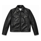 Chamarra Ligera De Vinipiel Dw90-vin9050 Greenlander® Negro Eg Lisa