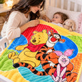 Manta De Cuna Raschel 140x110cm Dibujosanimados Providencia® Winiie Phoo 650 G Amarillo