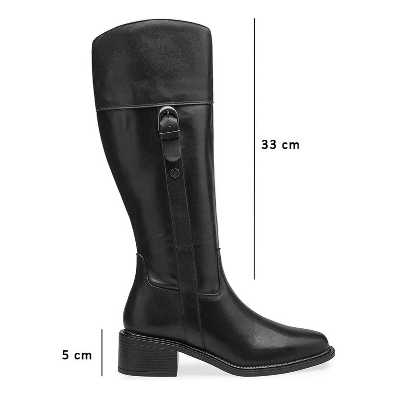 Bota Larga De Mujer 5cm Mod. D1224363 Marca Dockers®