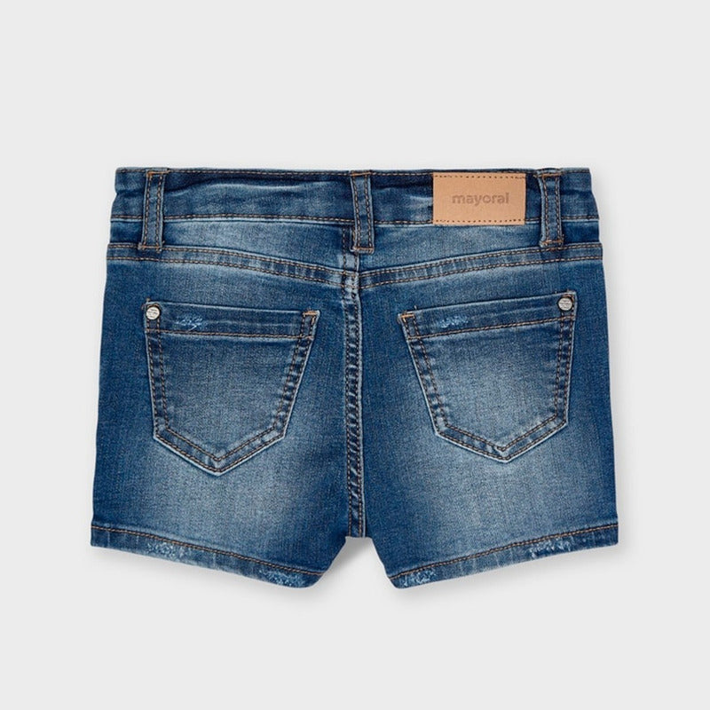 Short De Mezclilla Para Niña Mod.236 Marca Mayoral®