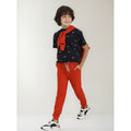 Pants Cómodo Para Niño Mod.744 Marca Mayoral® Rojo Liso 12