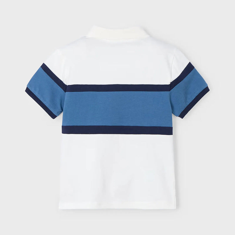 Playera Polo Casual Para Niño Mod.3103 Marca Mayoral® Multicolor Authentic 2 Años Lisa