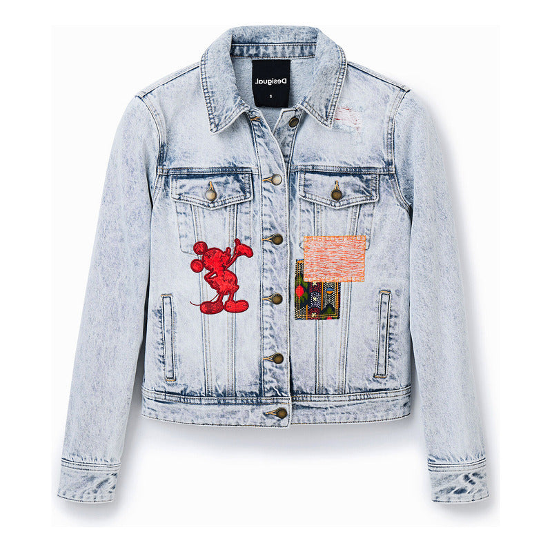 Chaqueta Vaquera De Mezclilla Para Dama Marca Desigual®