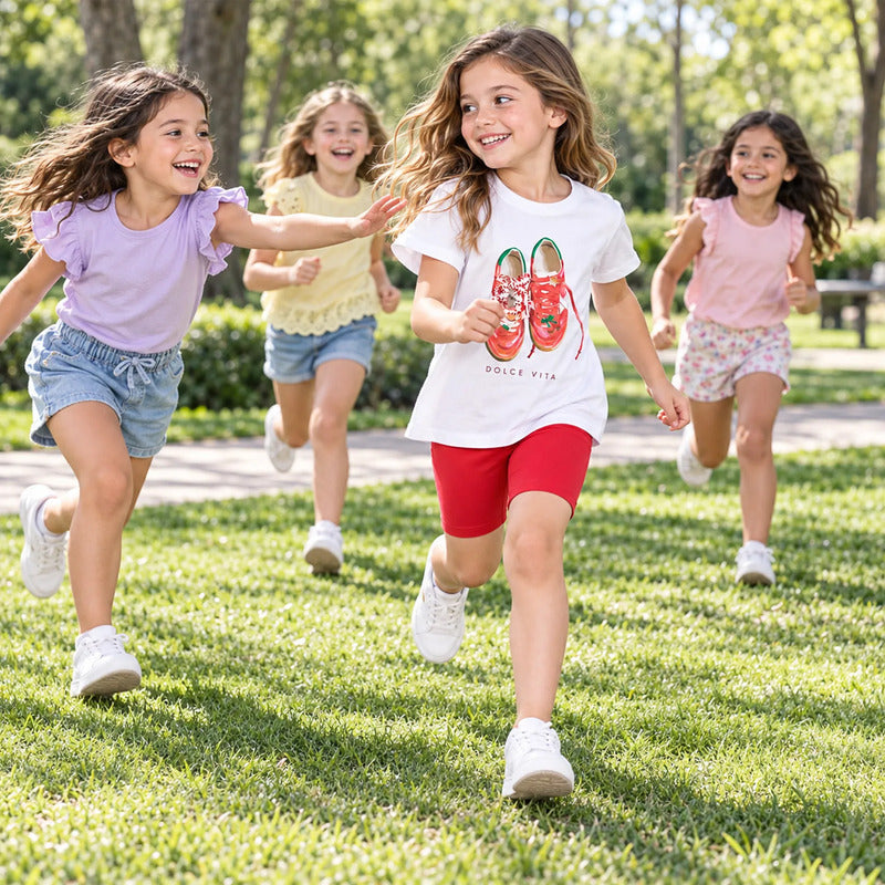 Conjunto Legging Bikers Y Blusa Para Niña 3731 Mayoral® Persimon Lisa 7 Años