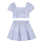 Conjunto Para Niña Falda+blusa Mod.3945 Marca Mayoral® Índigo 10 Años