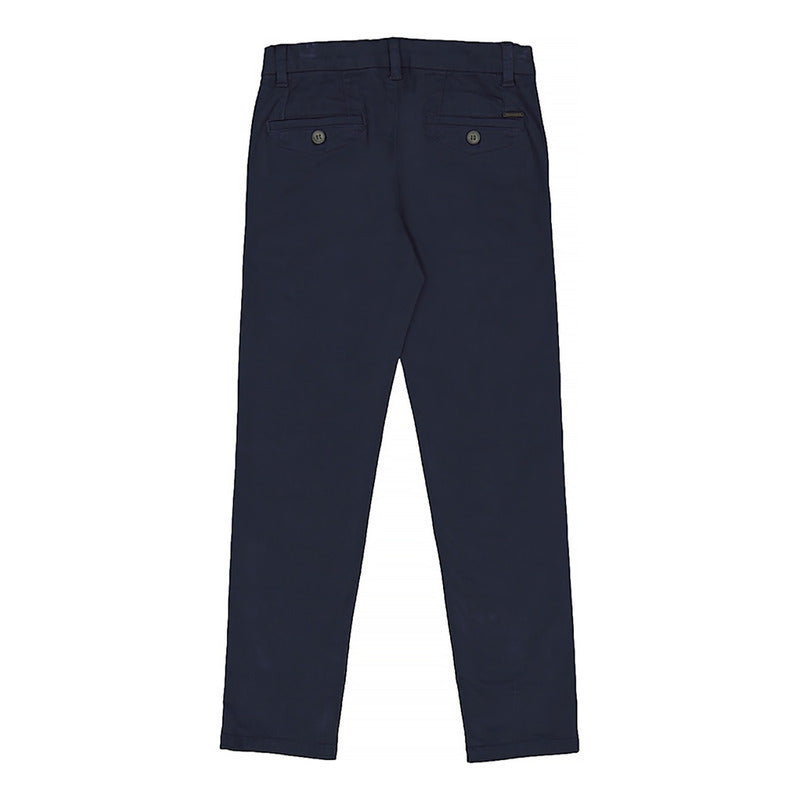 Pantalón Juvenil De Vestir Casual Mod.530 Marca Mayoral® Azul Marino Liso 18
