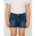 Short Casual Para Niña Mod.236 Marca Mayoral® Azul Acero Lisa 5
