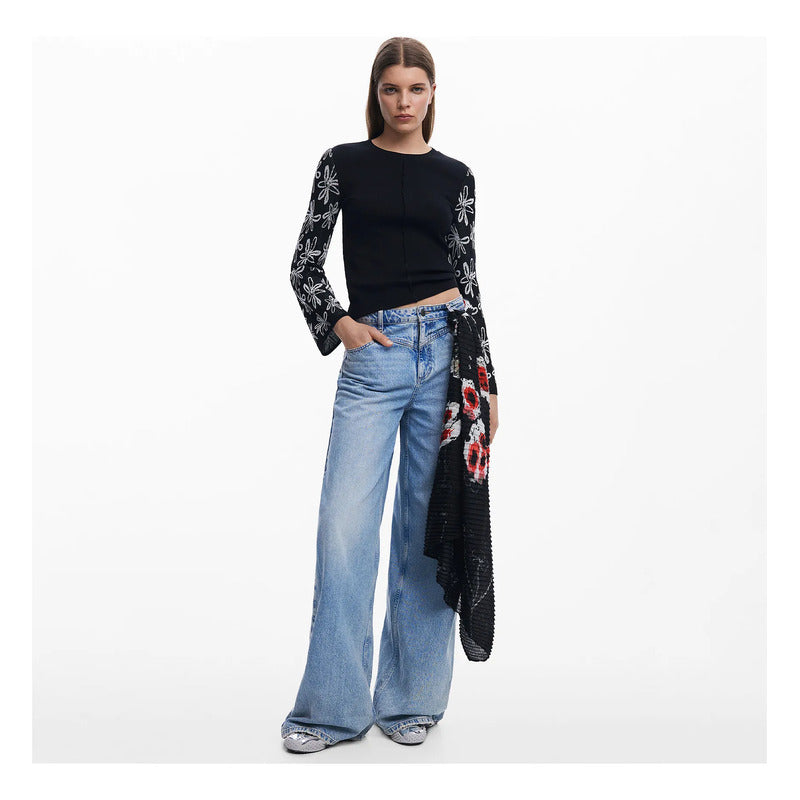 Pashmina Ligera Suave Casual Para Mujer Marca Desigual® Multicolor 25sawa23/2000 Unitalla