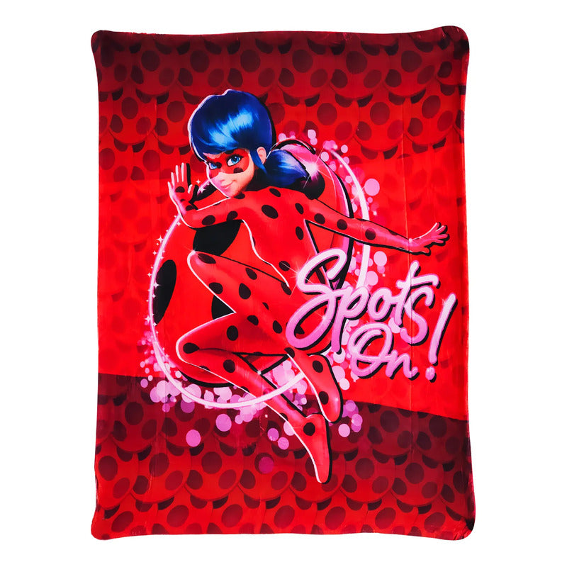 Cobertor Ligero Super Suave Matrimonial Diseños Providencia® Ladybug 850 G Multicolor