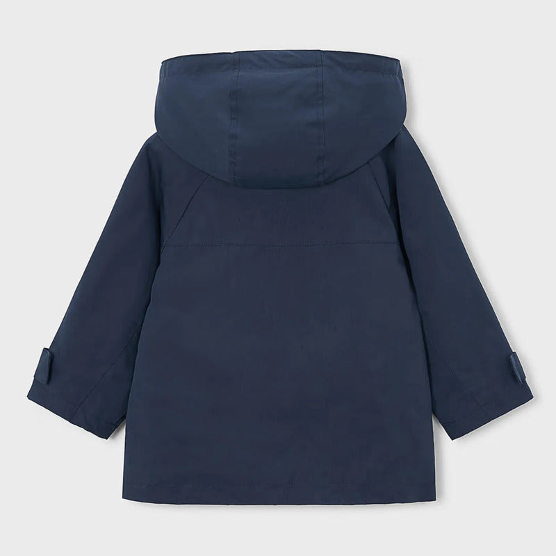 Chamarra Rompevientos Para Niño Mod.3445 Marca Mayoral® Marino 8 Años Lisa