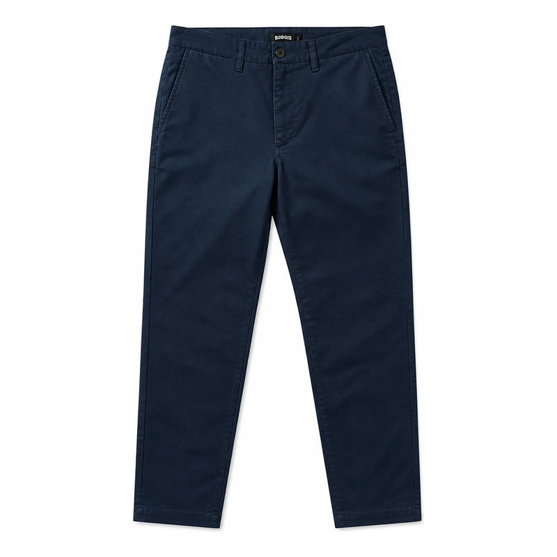 Pantalon Para Hombre Spandex Mod. Gwoven Marca Bobois® Azul Oscuro Lisa 30