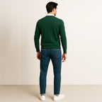 Suéter Para Hombre Básico De Punto Fino E55301 Marca Bobois®