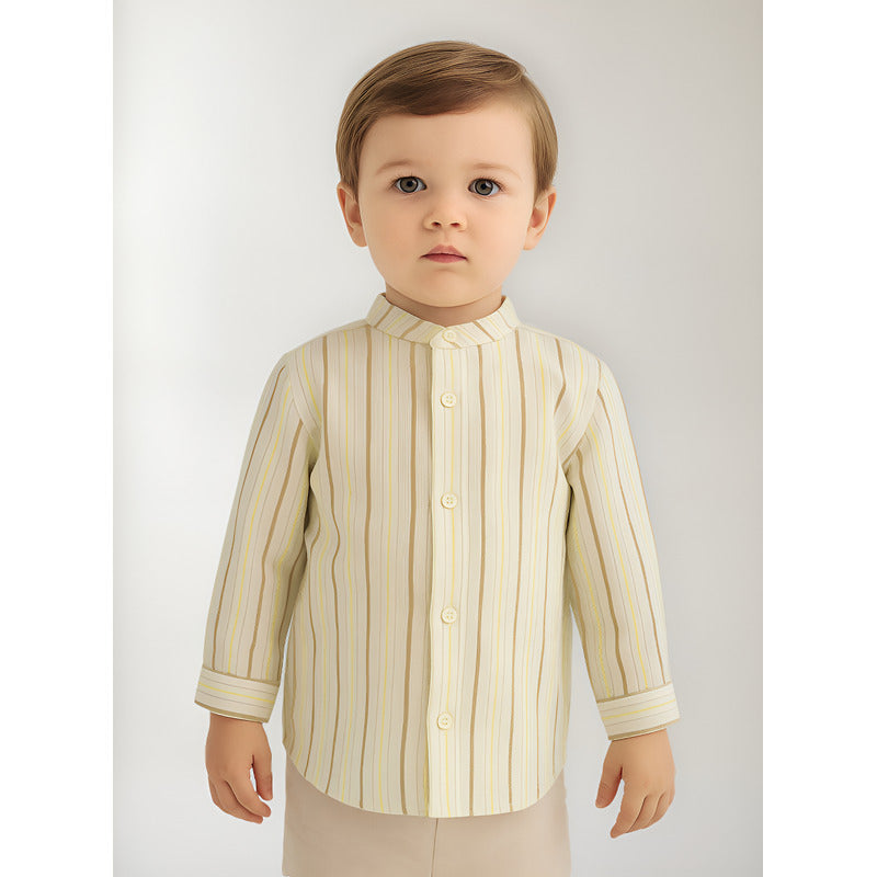 Camisa Manga Larga Lino Para Bebé Mod.1114 Marca Mayoral®