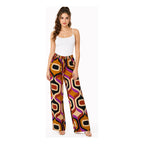 Pantalón Palazo Estampado Retro Casual Mujer W41101 Bobois® Multicolor Retro Ch