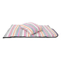 Frazada De Viaje Artesanal Con Almohada Set De Descanso