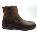 Bota Elegante De Piel Para Caballero M.l2126531 Marca Levís® Marrón Liso 27,5 Mx