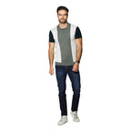 Playera De Hombre Manga Corta Mod.a35455 Marca Bobois®