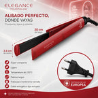 Plancha De Cabello Elegance Tourmaline Digital Ga.ma Italy® Rojo