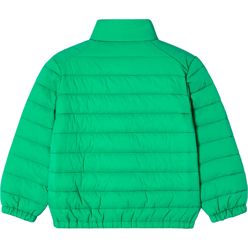 Chamarra Capitonada Para Niño Mod.3493 Marca Mayoral® Verde Limón 3 Lisa