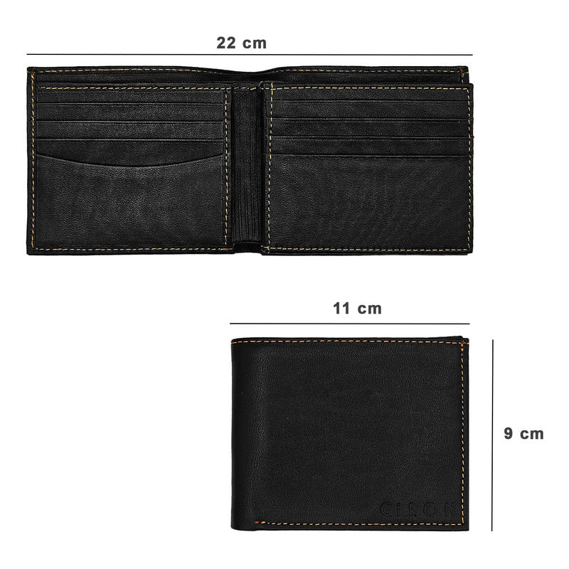 Cartera Billetera De Piel Para Hombre Marca Giron®