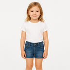 Short Casual Para Niña Mod.236 Marca Mayoral® Azul Acero Lisa 7
