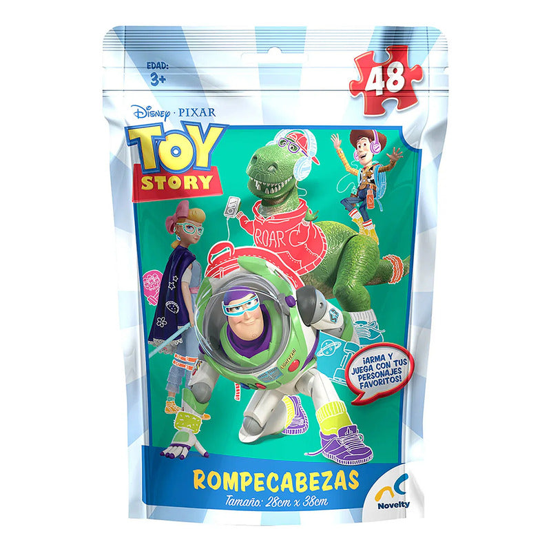 Rompecabezas Bolsa Foil Toy Story 48 Piezas Marca Novelty®