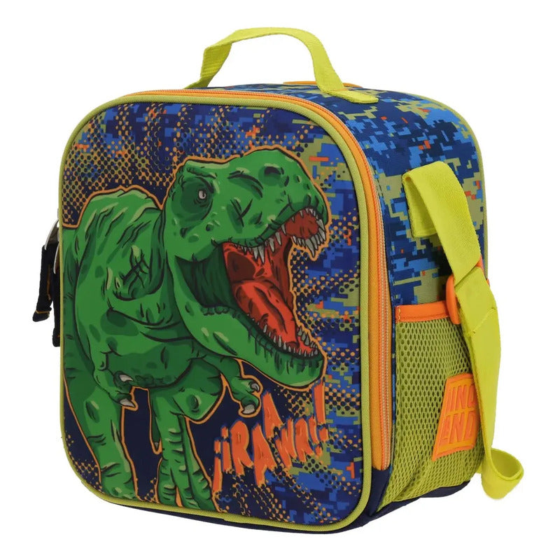 Lonchera Escolar Chenson Dinosaurio T-rex Korav Co70436-9 Verde