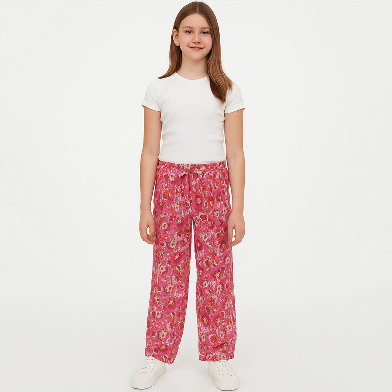 Pantalón Floreado Para Niña Mod.6582 Marca Mayoral® Rosa Chicle 16