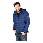 Chamarra De Pluma Acolchada Mod. Cw83-pol8759 Greenlander® Azul G Capitonado