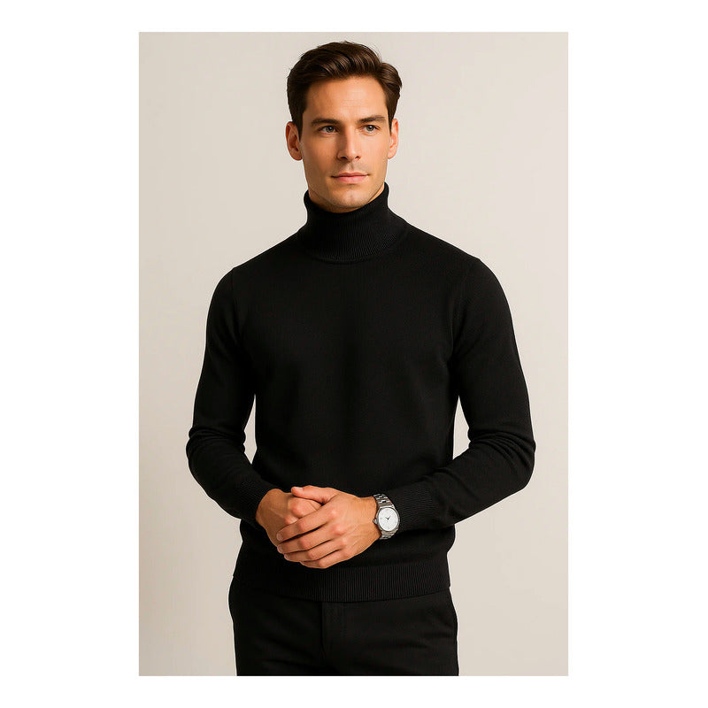 Sueter Cuello Tortuga Para Caballero Mod. E555303 Bobois®