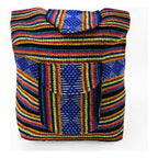 Mochila Artesanal Tejida Tipo Morral Con Bolsillo Frontal 10kg
