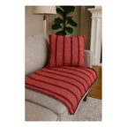 Frazada De Viaje Artesanal Con Almohada Set De Descanso