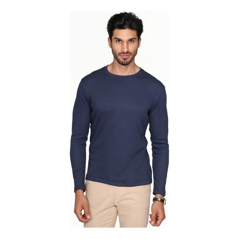 Playera Manga Larga Para Hombre Mod.a25306 Marca Bobois®