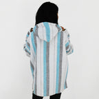 Suéter Poncho Canguro Artesanal Hoodie Acrilico Colores
